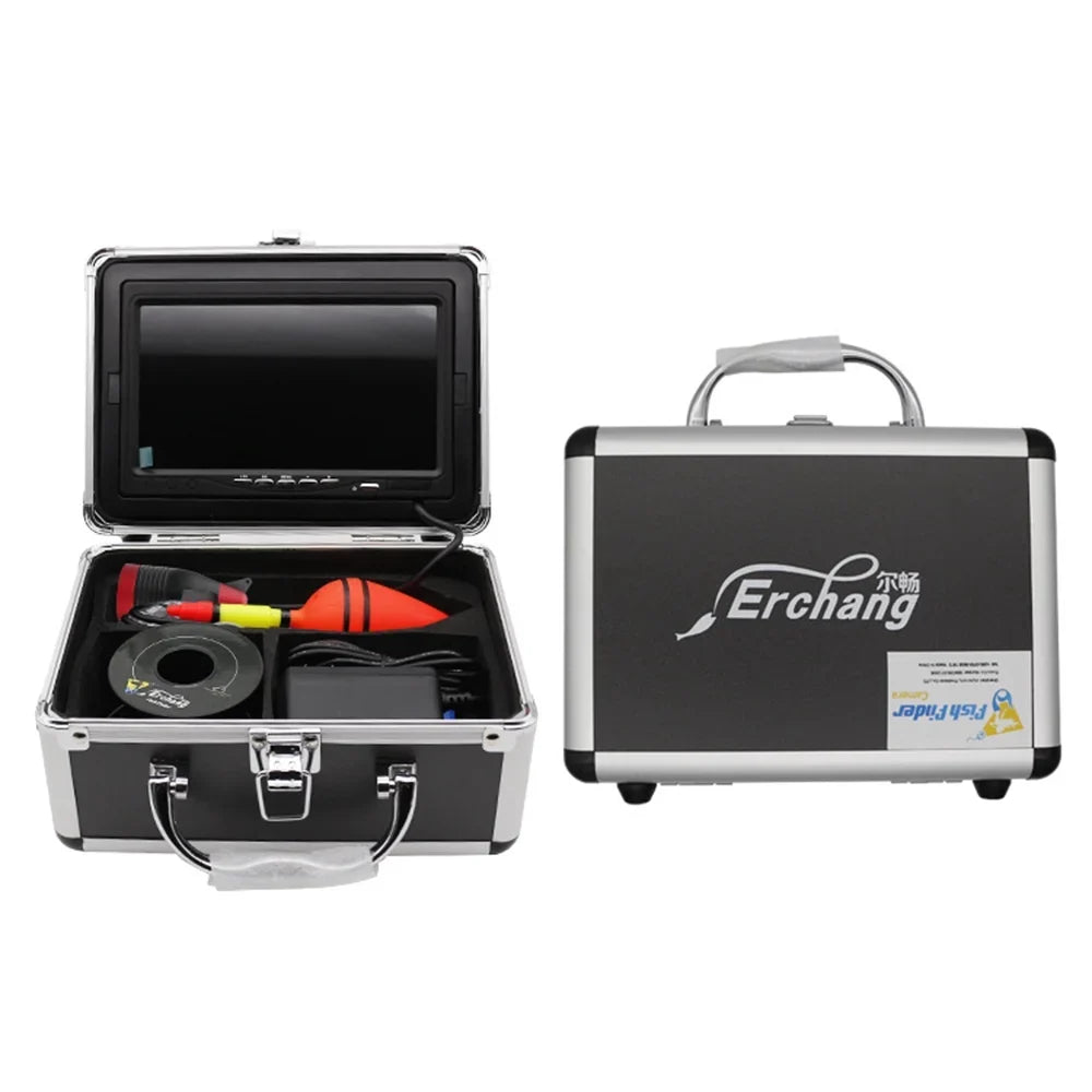 Erchang Underwater Fishing Camera Portable Fish Finder with 7 Inch  for Boat Kayak Lake Sea Fishing - Reliable Fish Tracking, Real-time , -have for Fishing Excursions