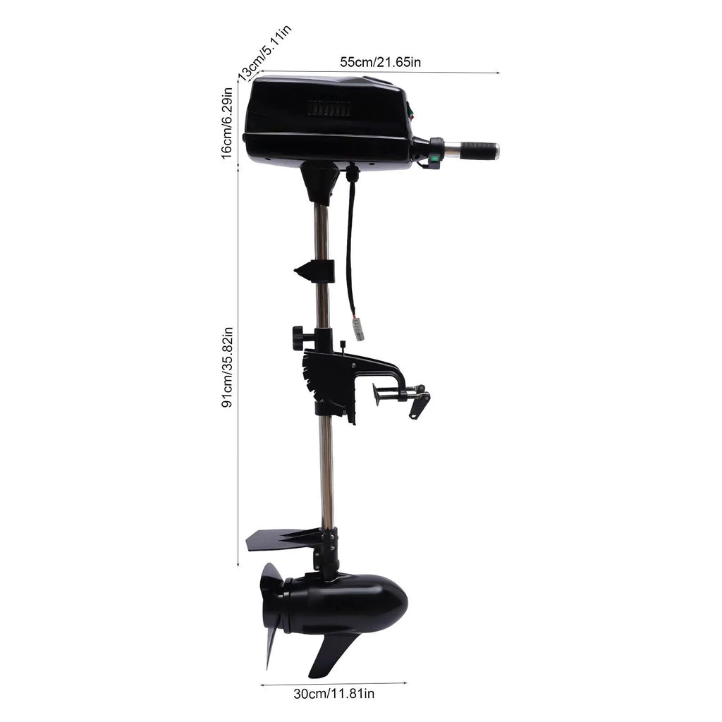 48V Outboard Trolling Motor Boat Electric Boat Engine 2200W Brushless