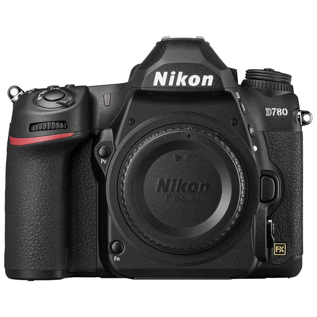 Nikon D780  Camera with   50mm f/1.8D Lens + SanDisk 64GB Card + Case + 3 Pieces Filter + Flash + ZeeTech Accessory Bundle