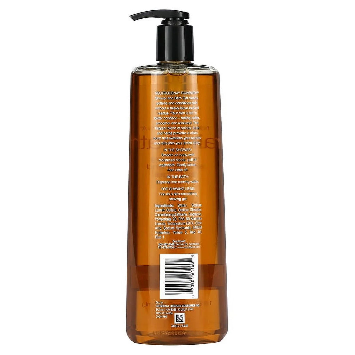 Neutrogena, Rainbath, Refreshing Shower and Bath Gel, 16 fl oz (473 ml) Pack of 2