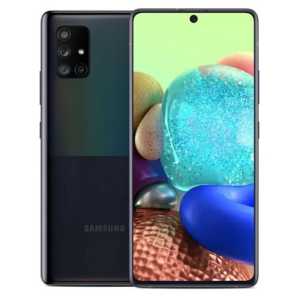 Pre-Owned Samsung Galaxy A71 5G A716U 128GB Black (T-Mobile Only) Smartphone (Refurbished: Good)