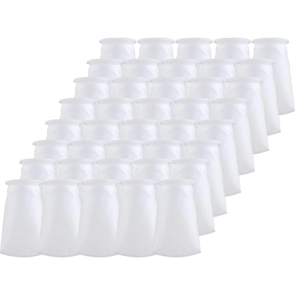 SpiroPure --410-100 100 Micron #3 (10”) Glazed Polypropylene Felt Liquid Bag Filter -410-100 155393-03 (Case of 40)