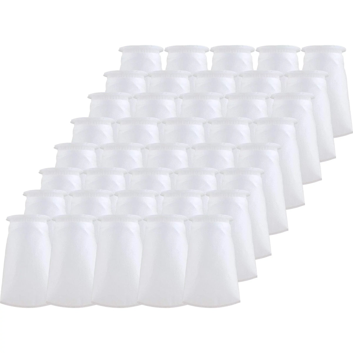 SpiroPure --410-100 100 Micron #3 (10”) Glazed Polypropylene Felt Liquid Bag Filter -410-100 155393-03 (Case of 40)