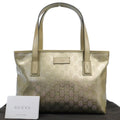 Pre-Owned   Implement Handbag Tote Bag Gold 211138 002123 (Like New)