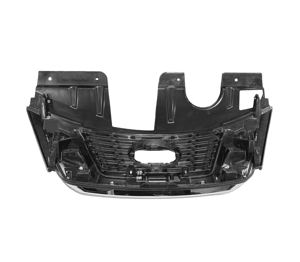 2017 2018 2019 2020 Compatible With Rogue Front Bumper Upper Grille Chrome With Camera Option