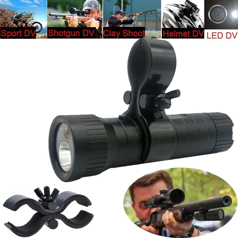 Sport Action  Camera, Waterproof Hunting Camera for Clay Shooting and Hunting Helmet Cam Body Mounted
