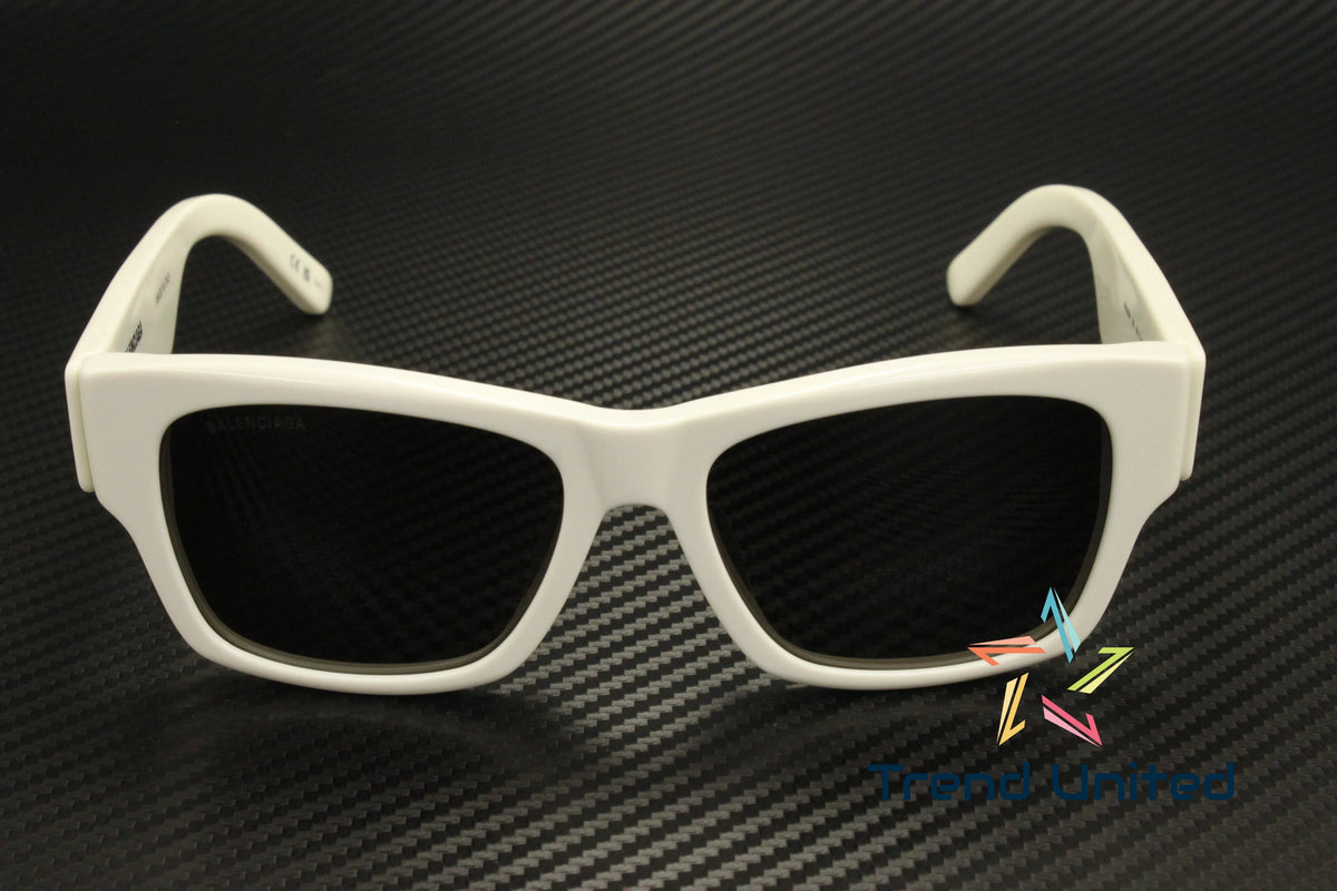 Balenciaga Grey Square Unisex Sunglasses BB0262SA 003 56