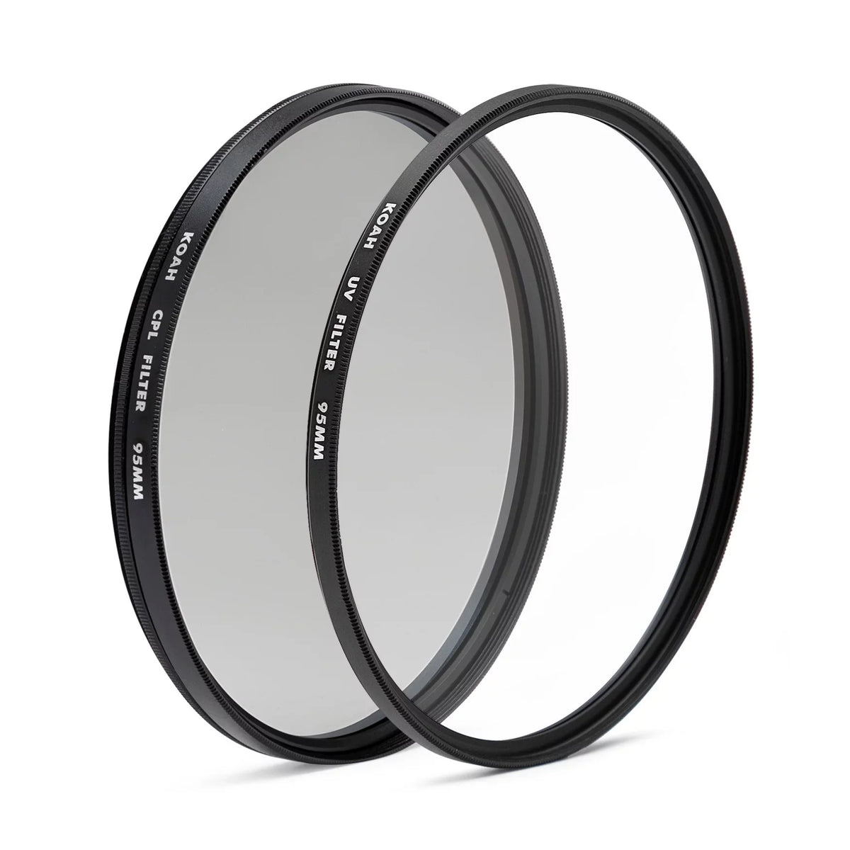 Koah 95mm Circular Polarizing and  Protective Lens Filter Bundle