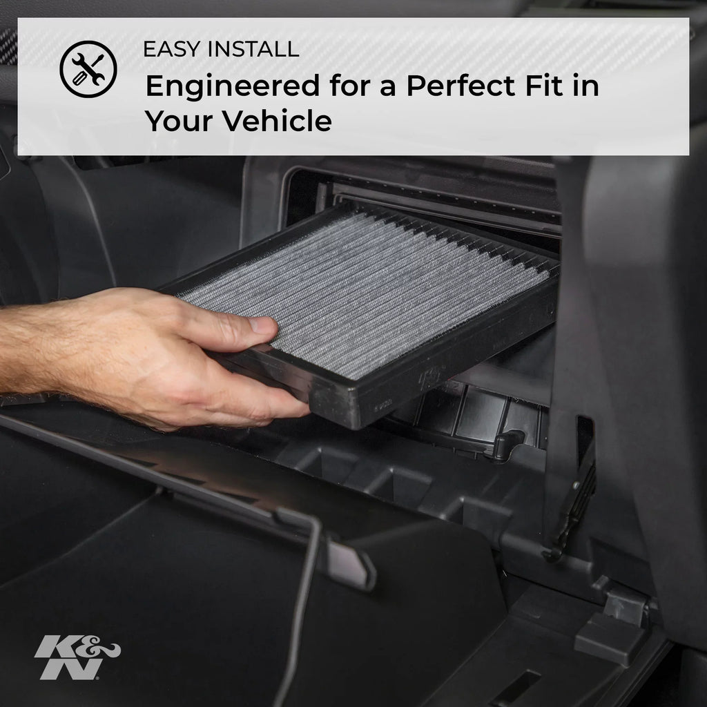 K&N Cabin Air Filter: Washable and Reusable: Designed For Select 2007-2016 Chevy//Buick/Saturn (Traverse, Acadia, Enclave, Outlook) Vehicle Models, VF1012