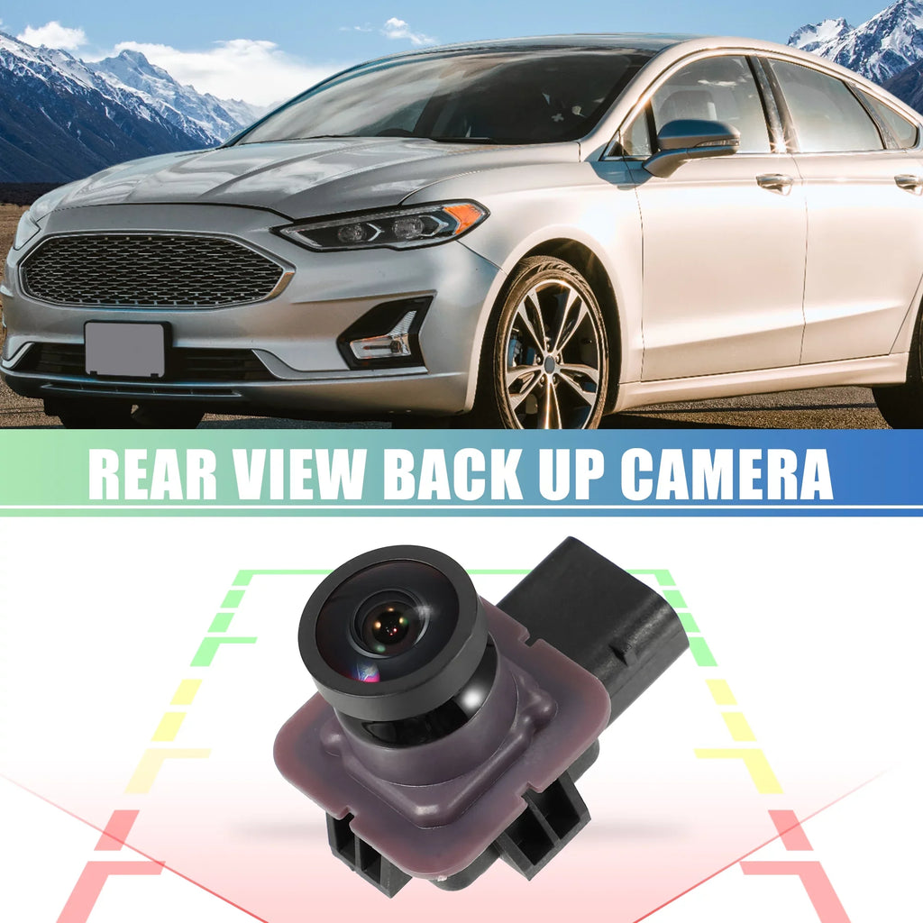 1 Set Back Up Camera HS7T-19G490- Car Rear View Park Assist Reverse Camera for Ford Fusion 2017-2020