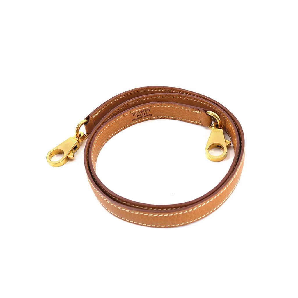 Pre-Owned Hermes  Kelly Bolide shoulder strap Ardennes gold Shoulder (Good)