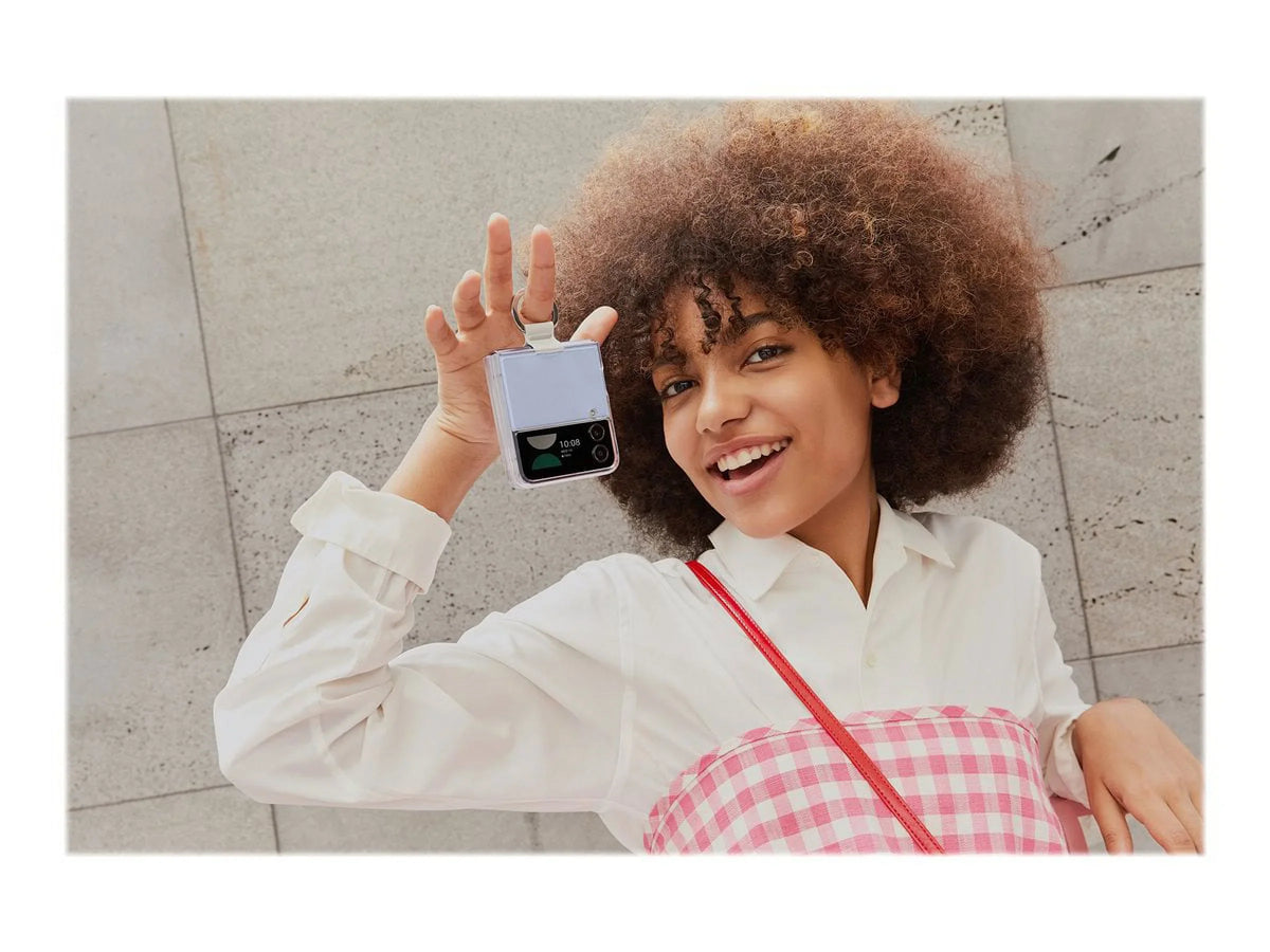 Samsung Galaxy Z Flip4 - 5G smartphone - dual- -  8  / Internal Memory 256  -  display - 6.7" - 6.7" - 2640 x 1080 pixels 2640 x 1080 pixels (120 Hz) - 2x rear cameras 12 , 12  - front camera 10  - blue