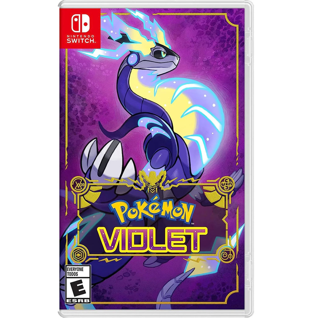 Pokémon Violet Game Disc and Upgraded Switch Pro Controller for Nintendo Switch//Lite, Wireless Switch Remote for //Android/Steam Pink