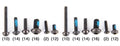 HobbyFlip Quadcopter Screw Set Runner 250-Z-13 Compatible with Walkera Runner 250 Racer 2 Pack