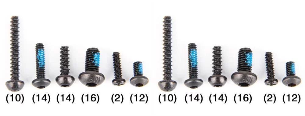HobbyFlip Quadcopter Screw Set Runner 250-Z-13 Compatible with Walkera Runner 250 Racer 2 Pack