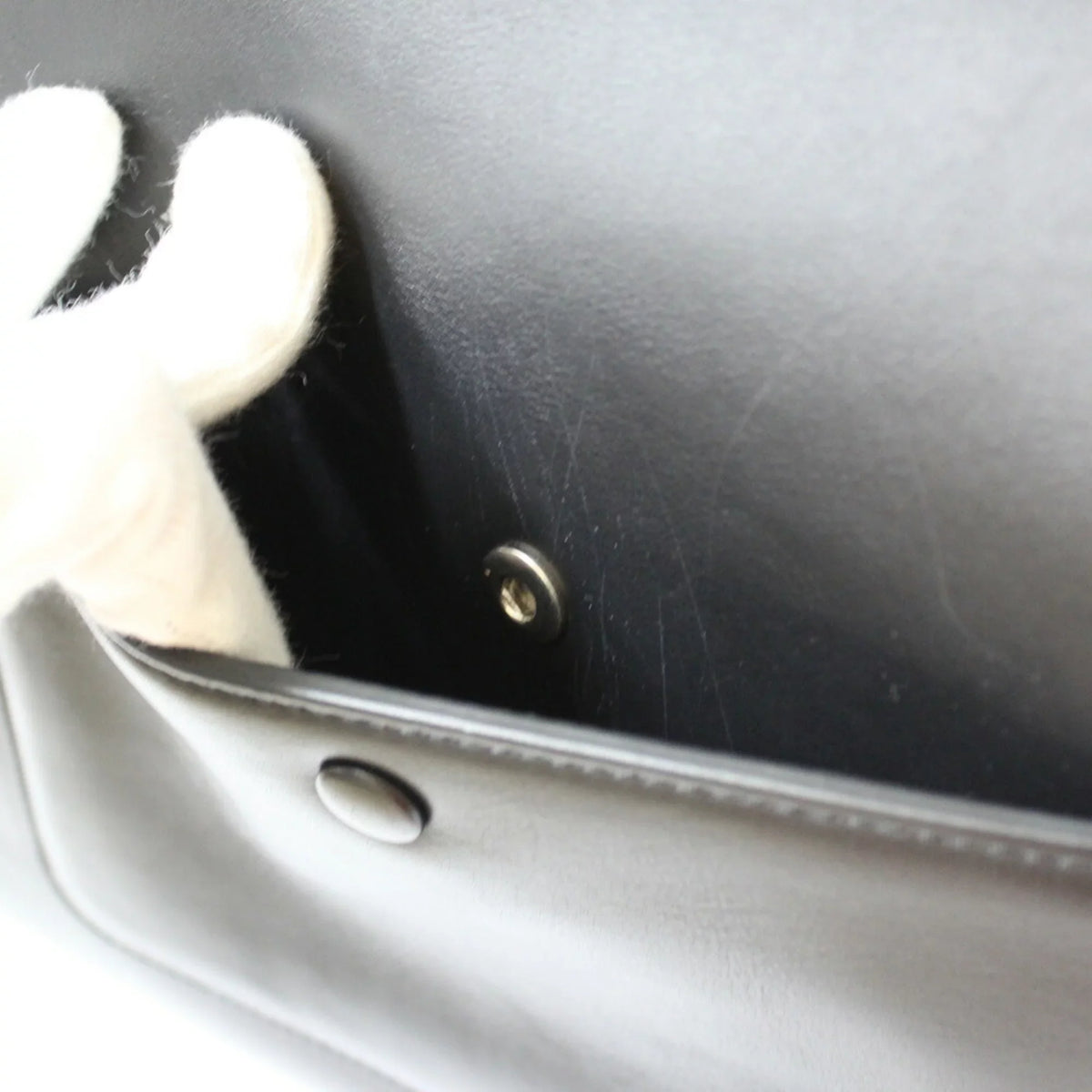 Pre-Owned  Celine Handbag Edge Overseas Large Black Yellow Women's Leather (Fair)
