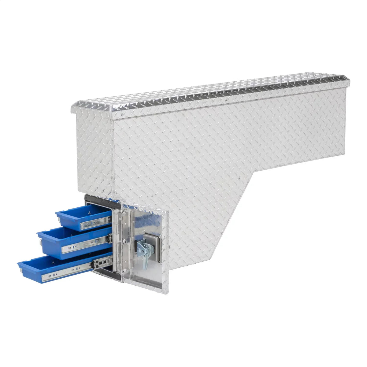 EC30001 48-Inch Driver-Side Heavy-Wall Aluminum Truck Fender Wheel Well Tool Box, RigidCore Lid