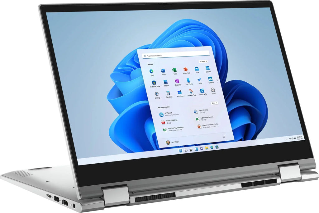 Dell Inspiron 5000 2-in-1 Laptop / 14"  Touch-Screen / 11th Gen Intel Core i3-1115G4/ 8GB DDR4/ 256GB / Webcam/ WiFi 6/ Bluetooth/ Win 10/Platinum Silver/ with UltraTech Mouse Pad Bundled