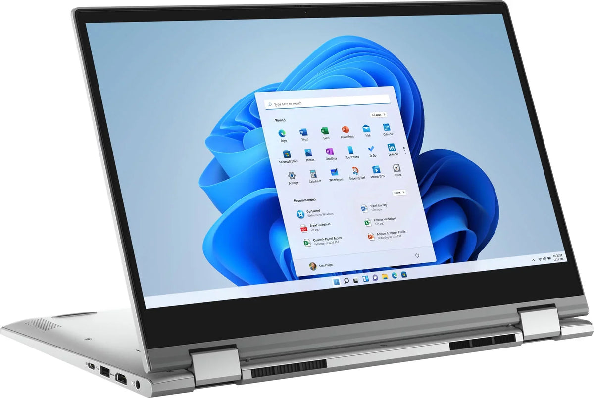 Dell Inspiron 5000 2-in-1 Laptop / 14"  Touch-Screen / 11th Gen Intel Core i3-1115G4/ 8GB DDR4/ 256GB / Webcam/ WiFi 6/ Bluetooth/ Win 10/Platinum Silver/ with UltraTech Mouse Pad Bundled