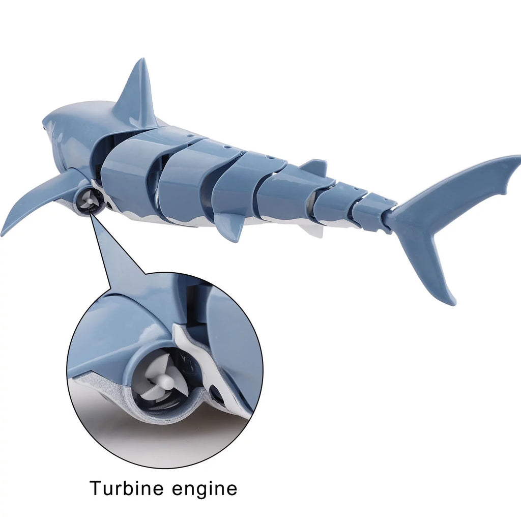 Shark 2.4G Electric Simulation Waterproof Fish 20 Minutes Long Battery Life Summer Water Swimming Toddlers Toys