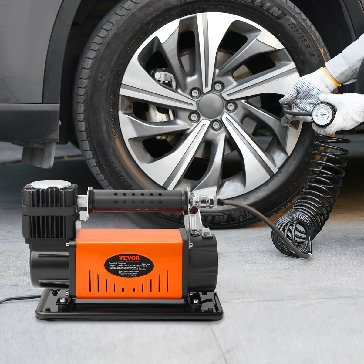 On-Board 12V Air Compressor, High Performance Universal, 150PSI 6CFM