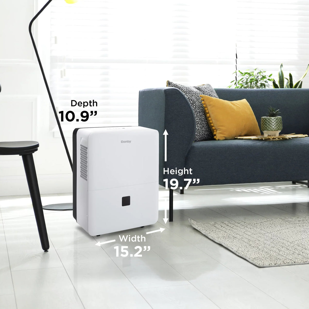 Danby DDR020BJWDB- 22 Pint Dehumidifier in White