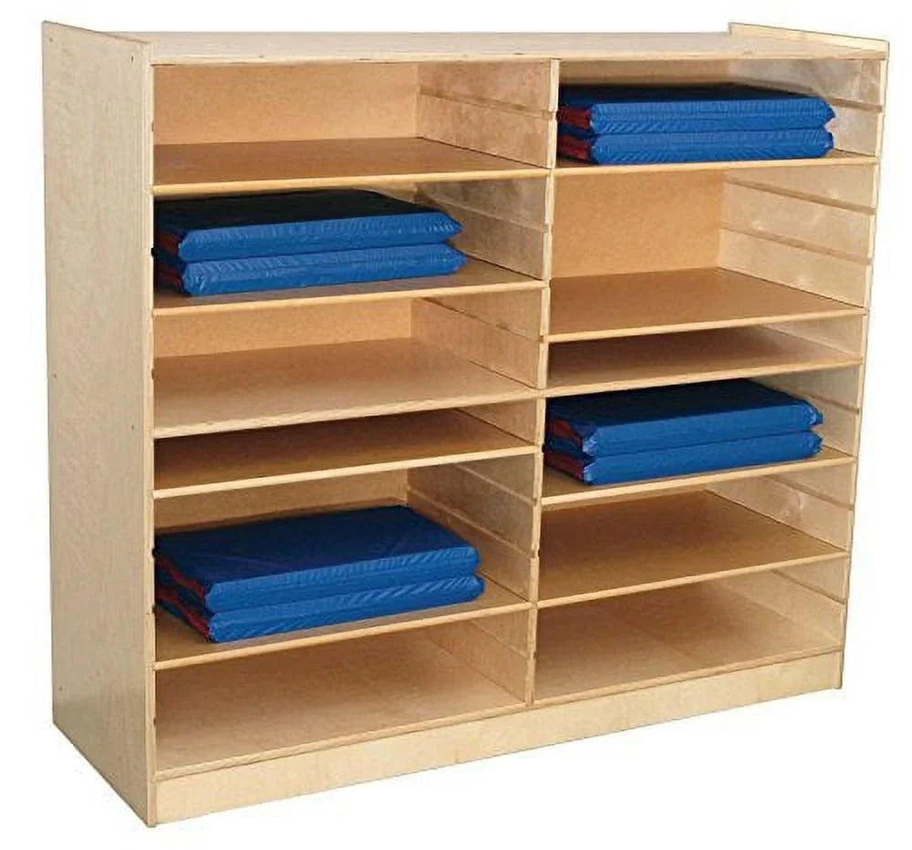 Wood Designs  Folding Rest Mat Storage