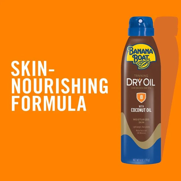 Banana Boat UltraMist Deep Tanning Dry Oil -  4 - 6oz (Pack of 5)