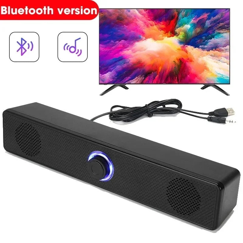 Home Theater Sound System Bluetooth Speaker 4D surface Soundbar Computer Speaker For  Soundbar Box Subwoofer Stereo Music Box