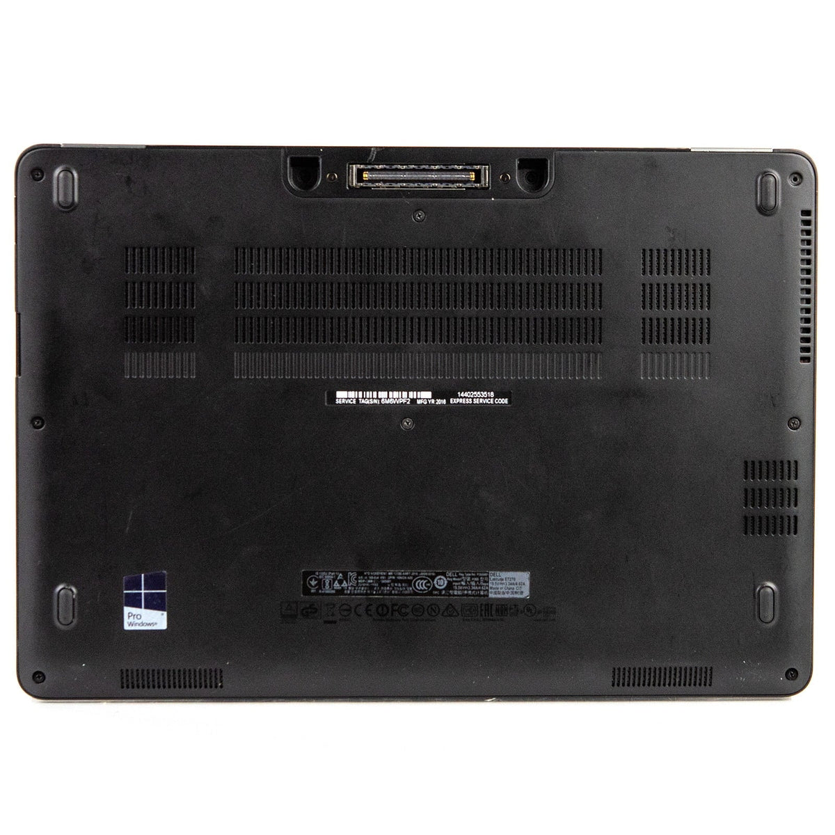 Used Dell Latitude E7270 12.5" Laptop Core i5 16GB 256GB  M.2 Integrated Graphics Win 10 Pro B v.