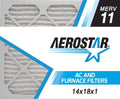 Aerostar 14x18x1   11,  Air Filter, 14x18x1, Box of 4