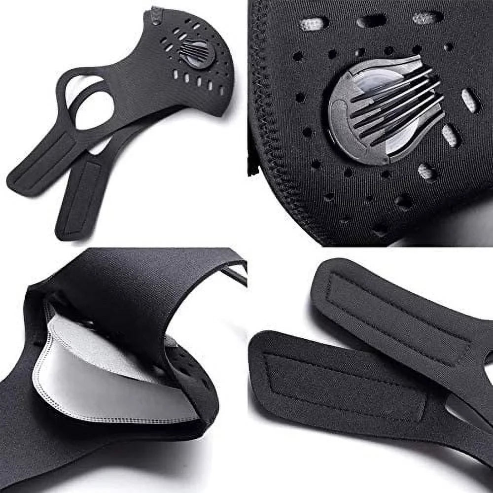 Face Masks -   - 2 Masks with 4 Filters - Ships from