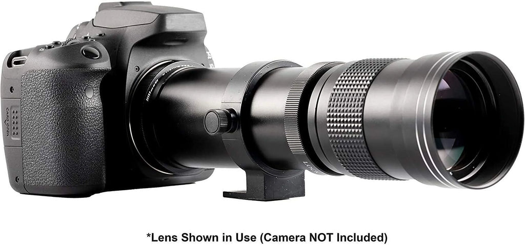 Ultimaxx 420-800mm f/8.3-16 Super  Manual Telephoto Zoom T-Mount Lens Kit for Nikon F-Mount D6, D5, D4, D850, D810, D800, D780, D750, D610, D600, D7500, D7200, D5600, D5500, D5300, D3500 and D3400 D