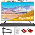 Samsung UN85TU8000 85" TU8000 4K Ultra  Smart   (2020 Model) with Deco Gear Home Theater Soundbar, Wall Mount Accessory Kit and  Cable Bundle (UN85TU8000FXZA 85TU8000 85 Inch )