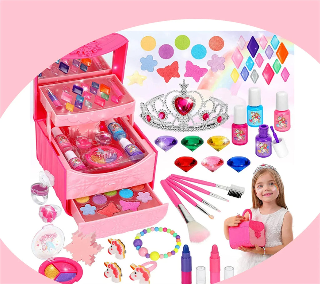 Kids Makeup Kit for Girls,Girls Unicorn Makeup Set