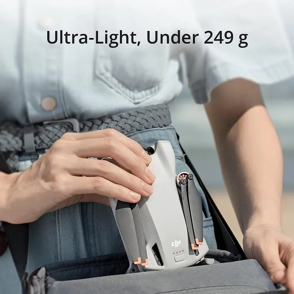 Open Box  Mini 3 - Lightweight and Foldable Mini Camera Drone with 4K  Video, 38-Min Flight Time, True Vertical Shooting, and Intelligent Features