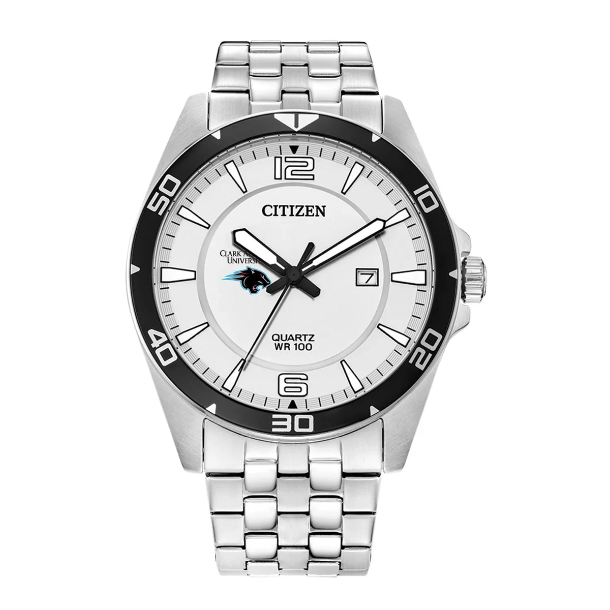 Men's  Clark Atlanta University Panthers Quartz Stainless Steel Watch