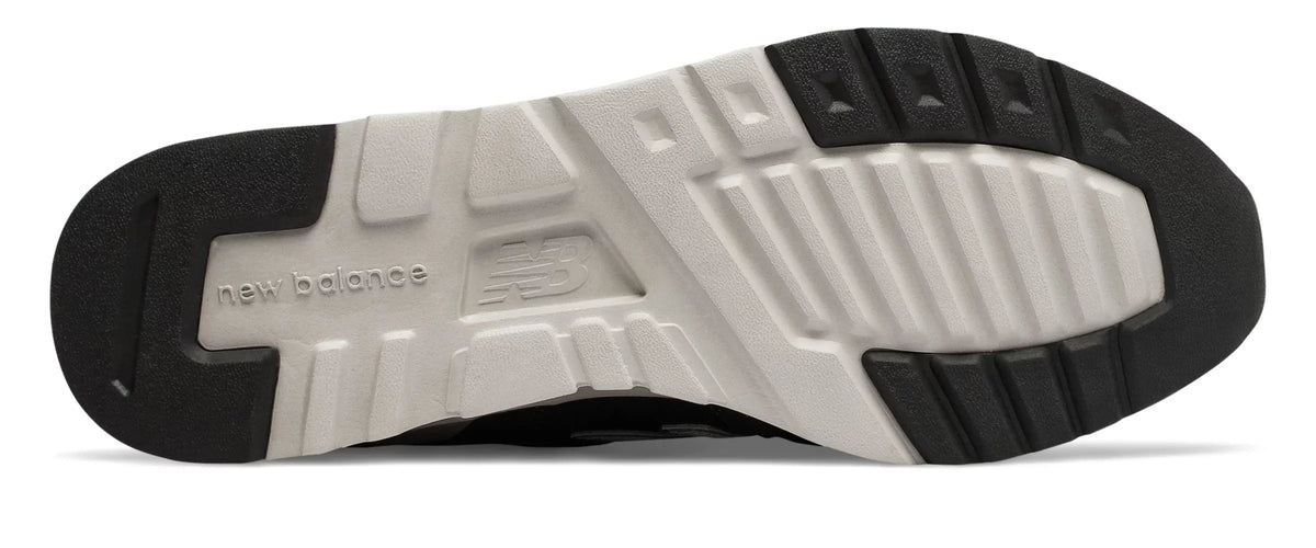 New Balance Men's 997H V1 Classic Sneaker, Black/Silver, 10.5