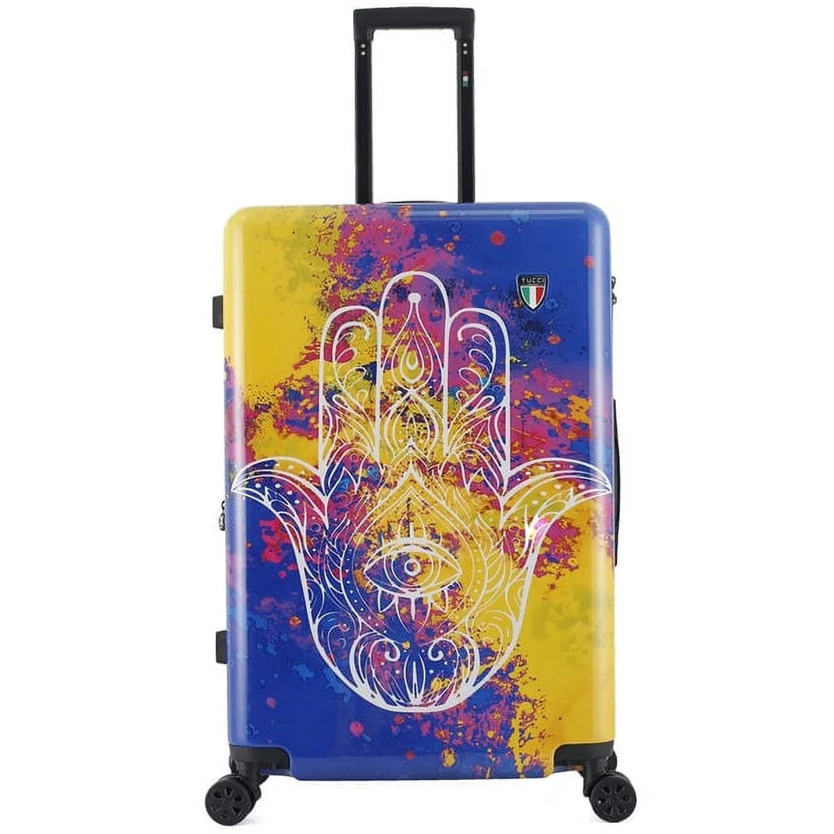 Disegno - Emotion Art Exotic Hamsa 3-Piece Hardside Luggage Set