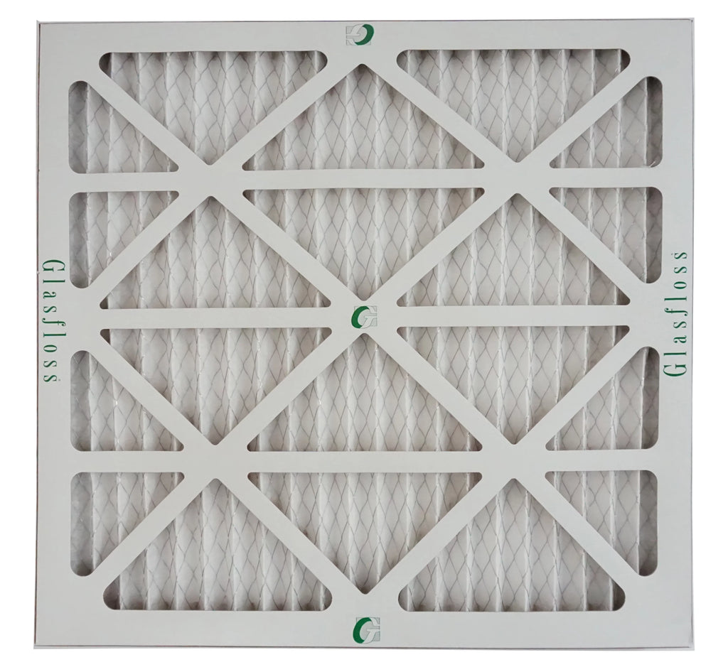 Glasfloss Air Filter 18x20x2 - 2"  10 - (Pack of 12) - Pleated  or  Air Filter - Furnace Air Filter - Home or Office - Made In The .