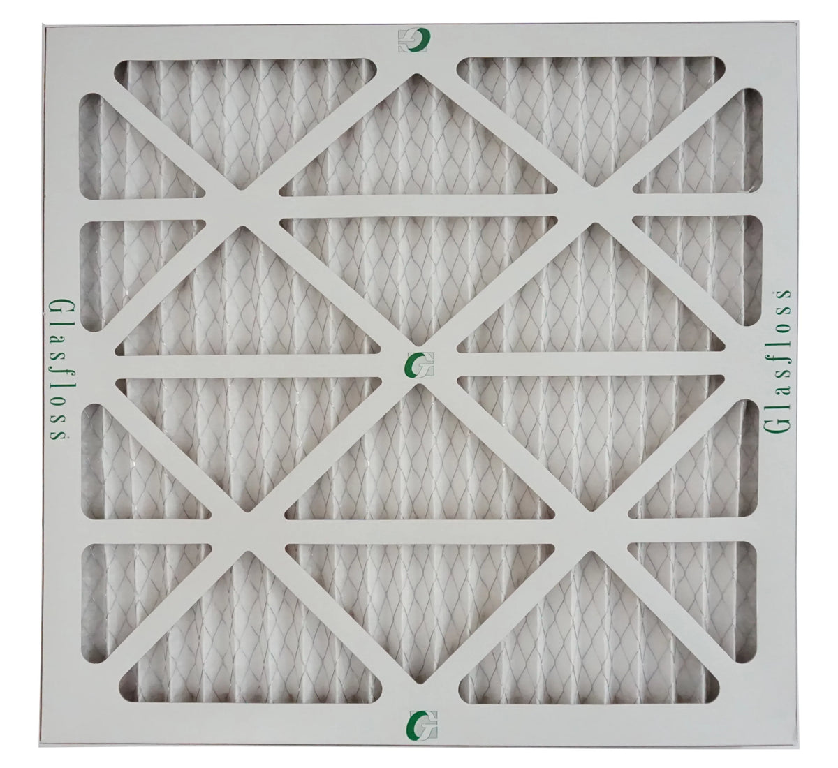 Glasfloss Air Filter 24x25x2 - 2"  10 - (Pack of 4) - Pleated  or  Air Filter - Furnace Air Filter - Home or Office - Made In The .