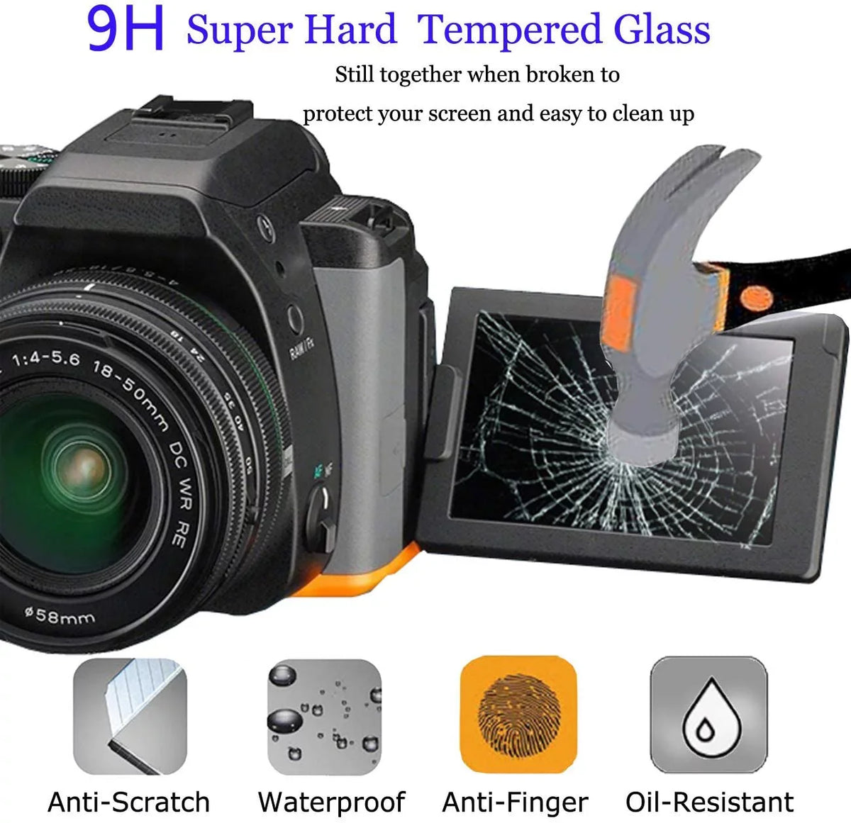 Alpha 7  Screen Protector compatible with Sony Alpha 7  A7  A7IV A7MIV A7M4 A7M  4 Mark , Anti-Scratch