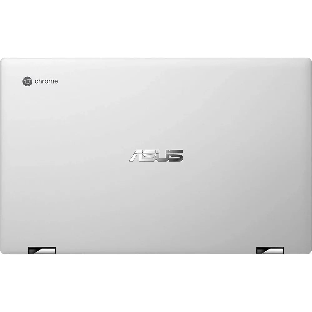 Chromebook Flip C434 2-In-1 Laptop, 14" Full  Touchscreen 4-Way NanoEdge, Intel Core M3-8100Y Processor, 4GB , 64GB eMMC Storage, All-Metal Body, Backlit , Chrome , Silver - (Open Box)