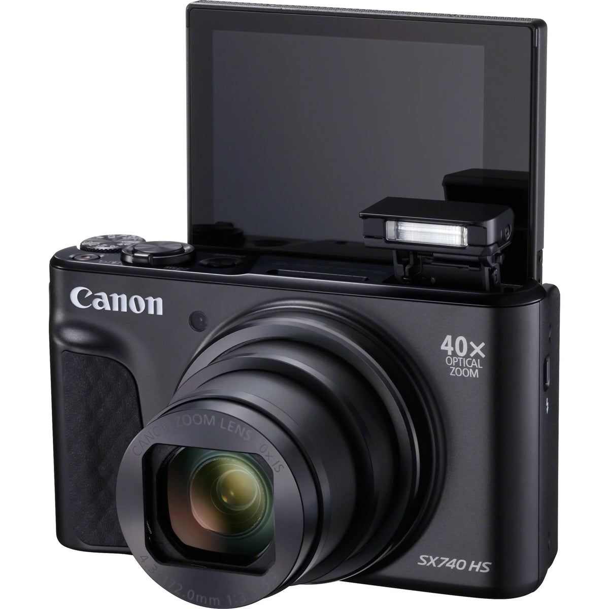 Canon PowerShot SX740  20.3 Megapixel Compact Camera, Black