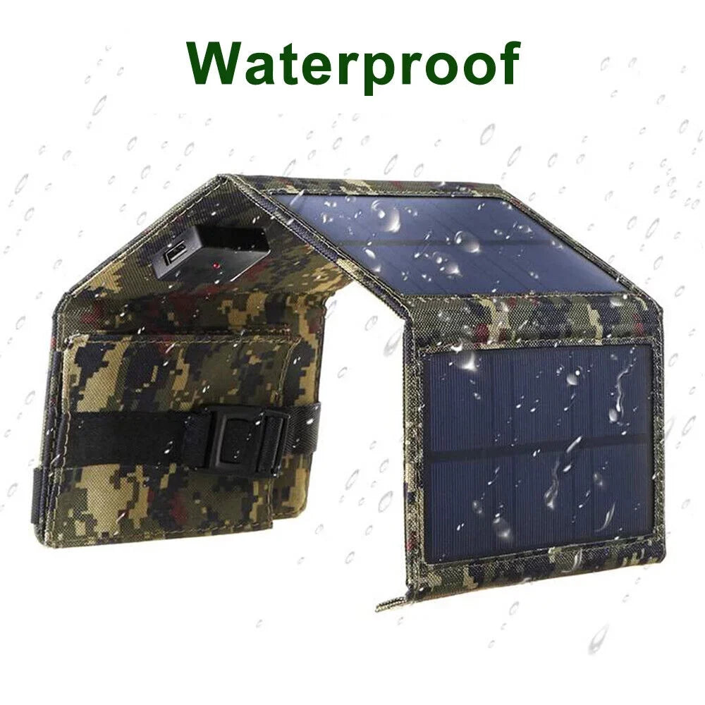 Paddsun Outdoor 80W  Solar Panel Folding Power Bank Camping Hiking Phone Charger