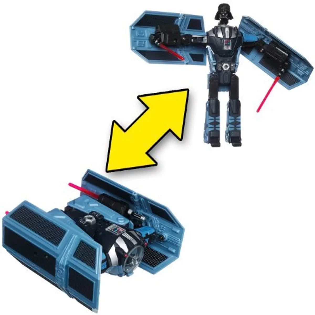 Star Wars Transformers Darth Vader to Tie Advanced X1 Starfighter