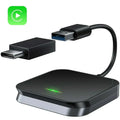 For Apple iOS Car Auto Navigation Player Wireless Carplay Adapter Box Dongle, Black