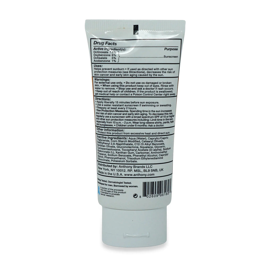 Anthony Day Cream Broad Spectrum Sunscreen  30 3 oz