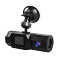 Dual Dash Cam 1080P Front and Cabin Car Dashboard Camera with  Night Vision, 2 Channel Driving Recorder Motion Detection, Parking Monitoring, Accident Locked, Loop Recording, 1.5in