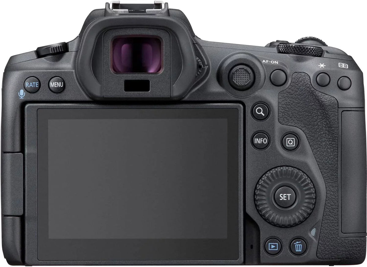 Camera bundle for Canon  R5 Mirrorless Camera with  24-105mm f/4 L   Lens + Shotgun Microphone with Video Kit Accessories (128GB, Tripod, Flash and More)